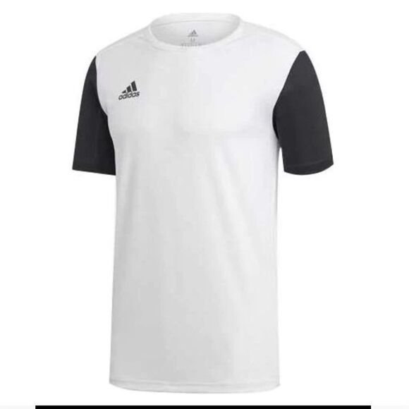 Adidas Estro 19 JSY Short Sleeve Black White Colorblock T-Shirt DP3234 NWT pkg - Picture 3 of 7